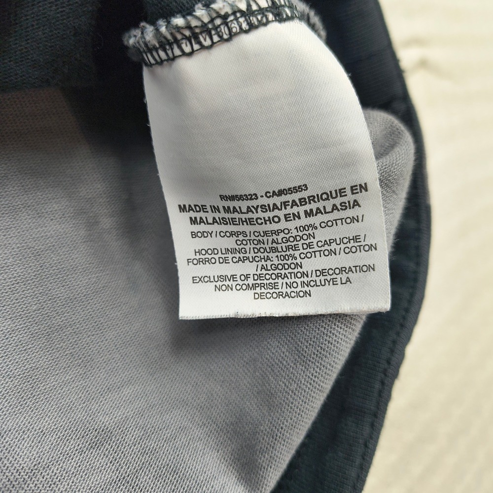 Nike Mens XL Black Camo Colorblock‎ Graphic Pullover Hoodie 833873-010 Cotton - Picture 9 of 12